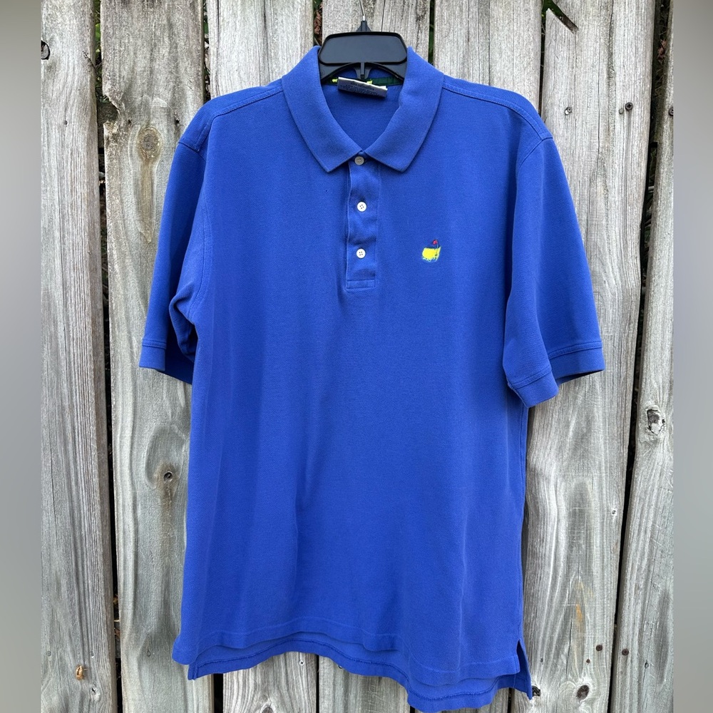 Augusta National Golf Shop Masters Slazenger Polo Blue Large GUC